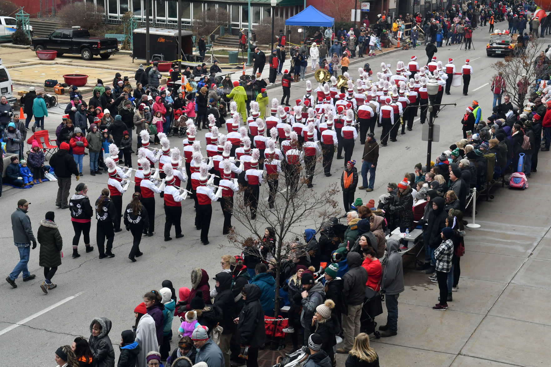The 27th annual Holiday Parade in downtown Davenport.